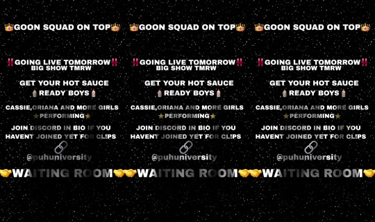 g00nsquads's Live Session — Sep 21, 2026, 7:58 PM