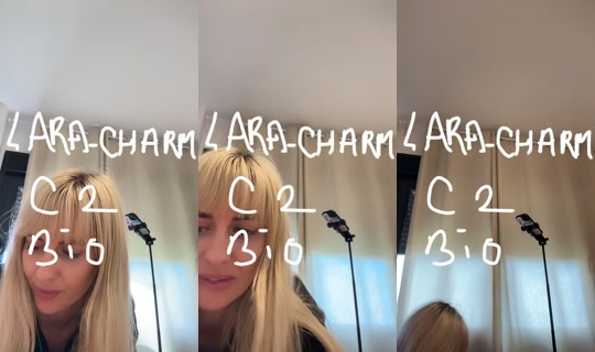 laracharm1's Live Session — Oct 20, 2026, 1:18 PM