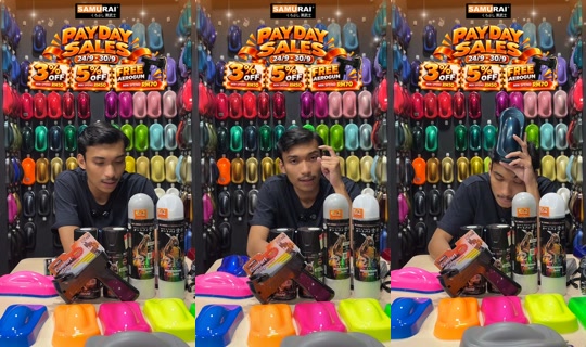 samuraipaintmy's Live Session — Sep 28, 2026, 8:49 AM